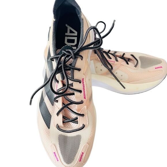 Adidas Adizero Boston 11 - "Wonder Quartz Crystal White" GV9076 size 9.5 - Picture 2 of 9